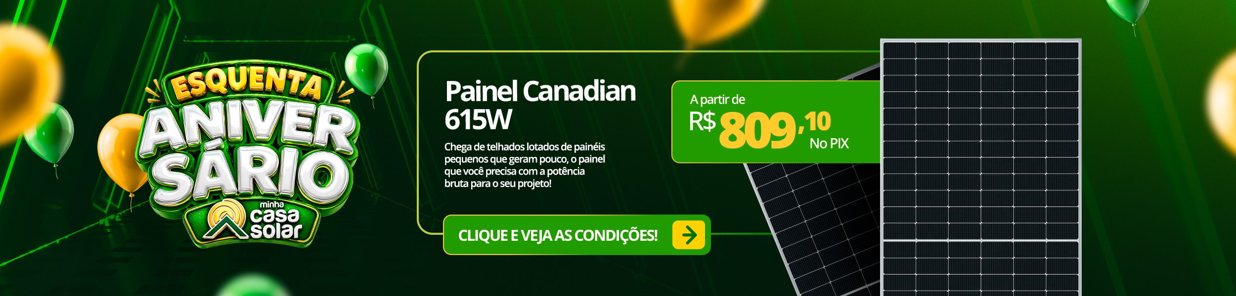Painel Canadian 615W - Desktop