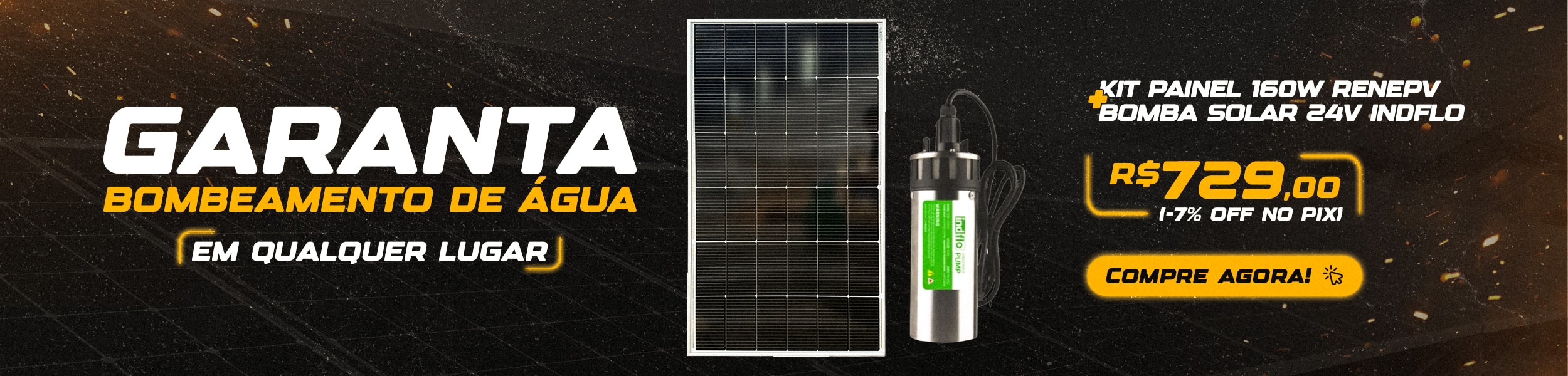 Kit de Bombeamento no Black Minha Casa Solar começou