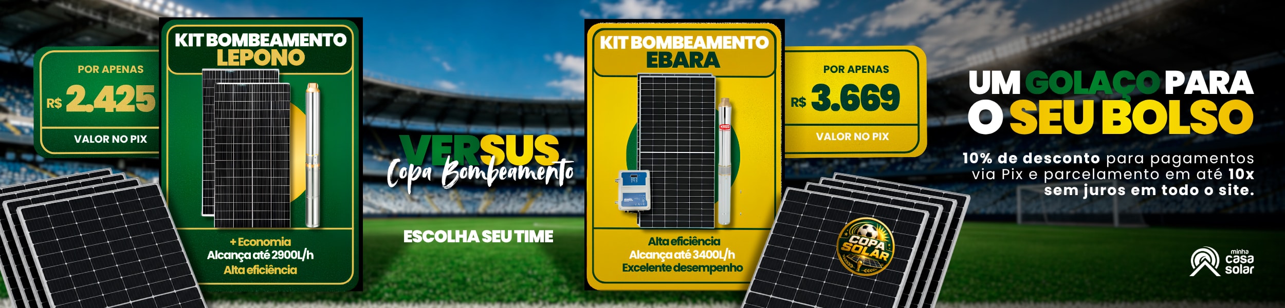 Kits Bombeamento Solar