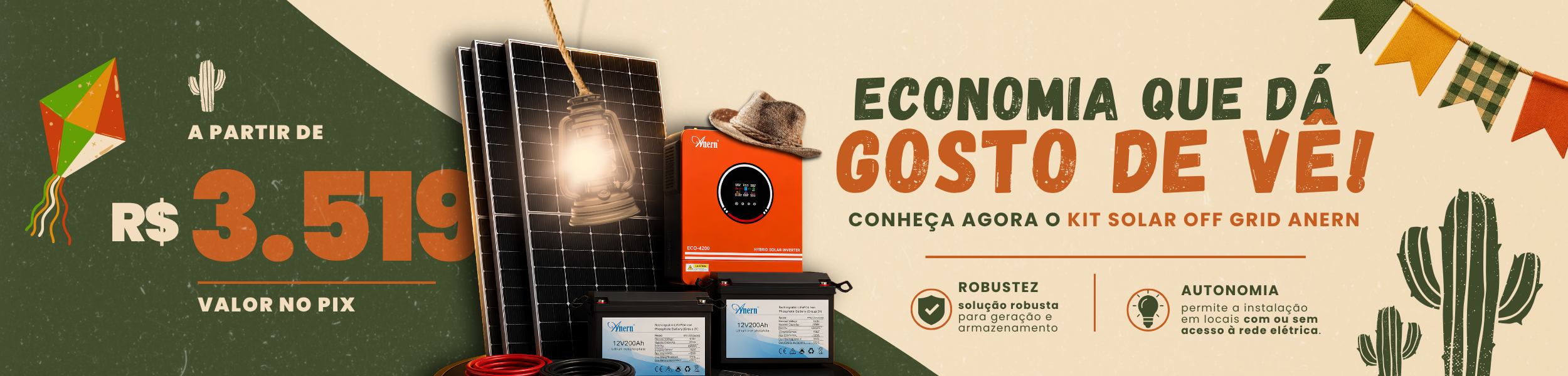 Arraia de Ofertas Kits Anern