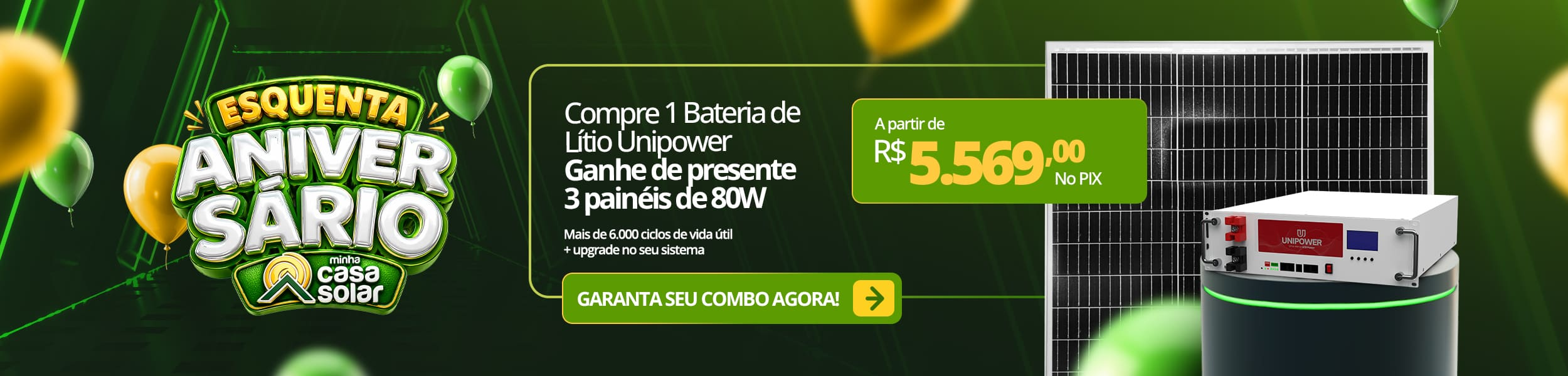 Bateria Litio COmpre&Ganhe