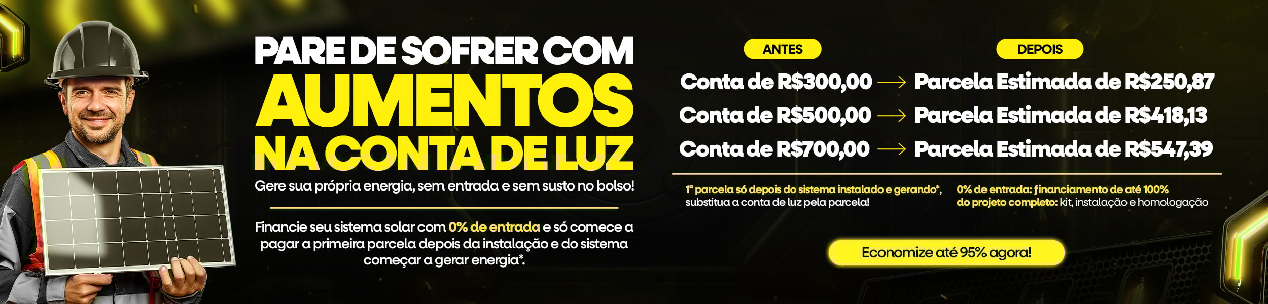 Pare de Sofrer com Aumentos na Conta de Luz