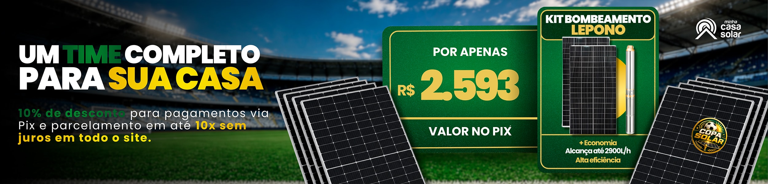 Kits Bombeamento Solar