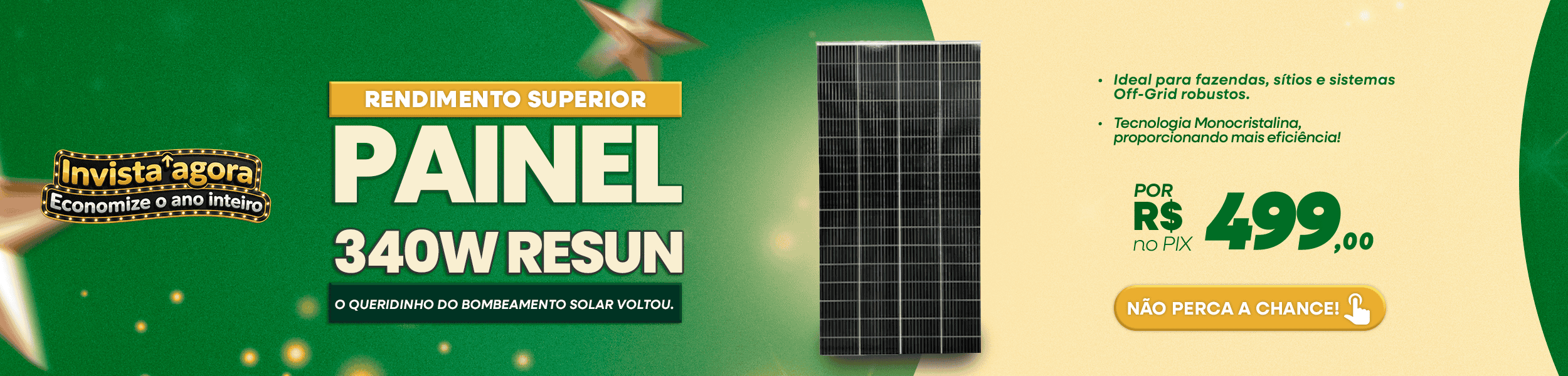 Ele está de volta! 340W Resun 