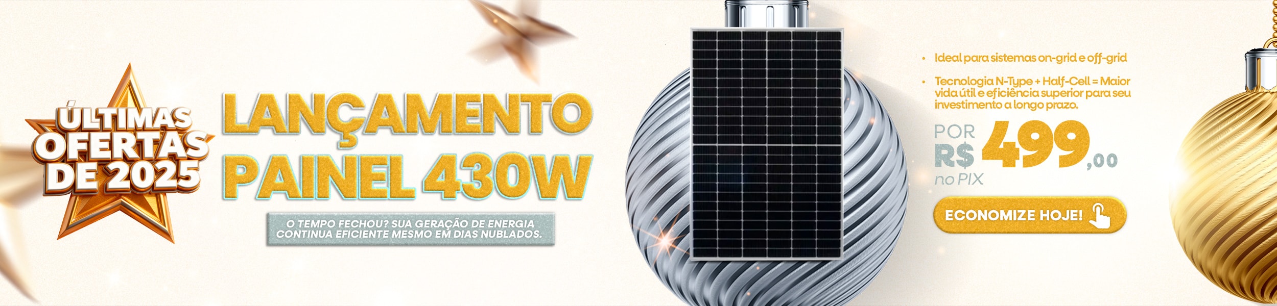Lançamento: Painel 550W RenePV e  Painel Solar 430W Resun