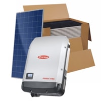 Kit Solar Grid-Tie até 2003 Kwh/Mês para Microgeração (Conexão à Rede)