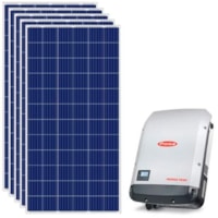 Kit Solar Grid-Tie até 600 kWh/Mês para Microgeração (Conexão à Rede)