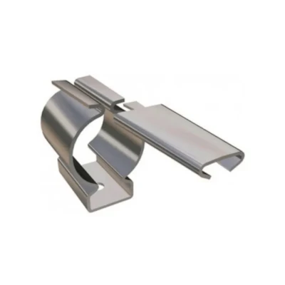 Segunda imagem do produto Abraçadeira Galvanizada Tipo Cunha 1