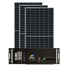 Bateria de Litio Moura 100Ah 48V com 3 Painel 585W