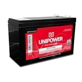 Bateria Estacionária VRLA Nobreak 7Ah 12V Unipower - UP1270SEG