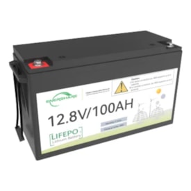 Segunda imagem do produto Bateria Solar De Lítio 100Ah 1,2kW 12V Enershare BE12100