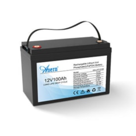 Bateria Solar de Lítio 100Ah 12,8V 1,27kW Anern - AN-LFP12100