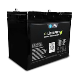 Bateria Solar De Lítio 100Ah 12V 1,2kW 6000 Ciclos JFA - 12100JFA