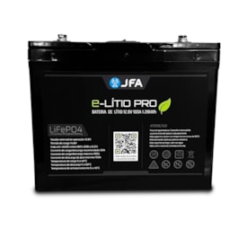 Segunda imagem do produto Bateria Solar De Lítio 100Ah 12V 1,2kW 6000 Ciclos JFA - 12100JFA