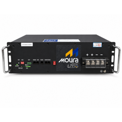 Segunda imagem do produto Bateria Solar de Lítio 100Ah 24V 2,4kW 6000 Ciclos Moura - 24MSL100