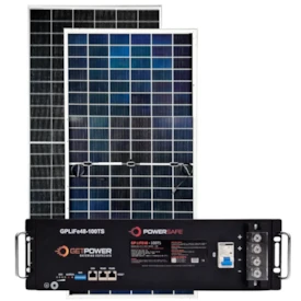 Bateria Solar De Lítio 100Ah 4,8kW 48V 6000 Ciclos Getpower GPLIFE48-100TS