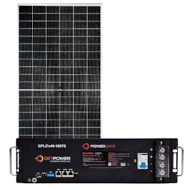 Bateria Solar De Lítio 100Ah 4,8kW 48V 6000 Ciclos Getpower GPLIFE48-100TS