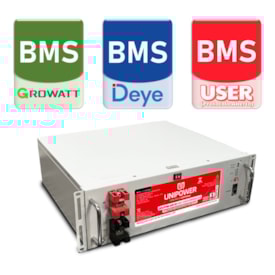 Segunda imagem do produto Bateria Solar de Lítio 100Ah 4,8kW 48V Unipower – UPLFP48 U06C25