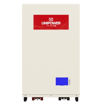 Bateria Solar de Lítio 100ah 5kw 48v com Display Unipower Uplfp48inwall
