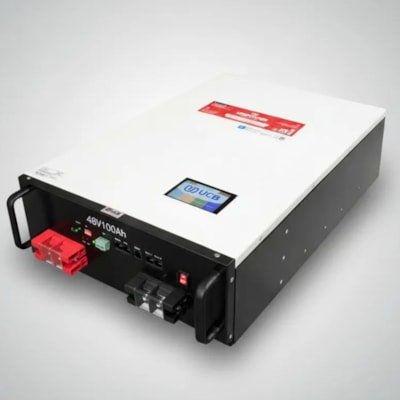 Bateria Solar de Lítio 100ah 5kw 48v com Display Unipower Uplfp48inwall