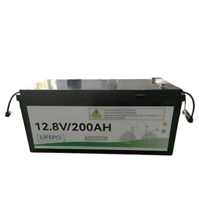 Segunda imagem do produto Bateria Solar De Lítio 200Ah 2,4kW 12V Enershare BE12200