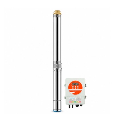 Segunda imagem do produto Bomba Solar Submersa 3000W 110MCA ou 12200L/h Dongyin 4SDS18-115-280-3000