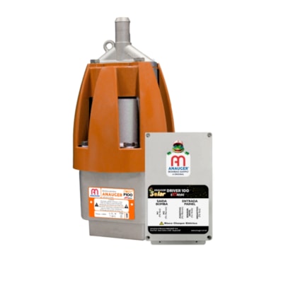 Bomba Solar Vibratória 40MCA 7.500L/dia com Drive P100 Extreme - Anauger
                                                    