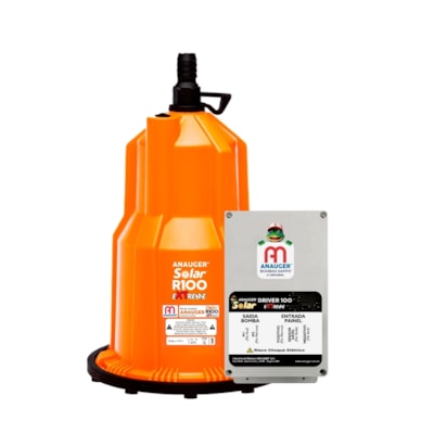 Bomba Solar Vibratória 40MCA 8.600L/dia com Drive R100 Extreme - Anauger