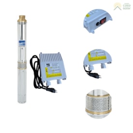 Segunda imagem do produto Bomba Submersa 1,5CV Monofásica 3 Fios 220V 134MCA - Ebara BMQ 3BPS2-22