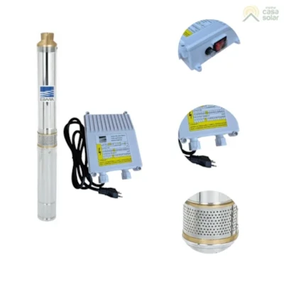 Segunda imagem do produto Bomba Submersa 1,5CV Monofásica 3 Fios 220V 134MCA - Ebara BMQ 3BPS2-22