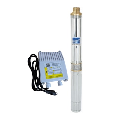 Bomba Submersa Ebara 3BPS2-10 1/2Cv Monofásica 127V com Control Box