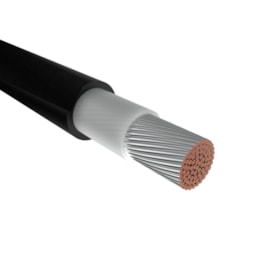 Cabo Flexível Solar 6mm² 1kVca - 1,8kVcc Preto - Cabel