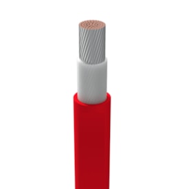 Segunda imagem do produto Cabo Flexível Solar 6mm² 1kVca - 1,8kVcc Vermelho - Cabel