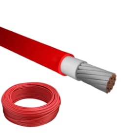 Cabo Flexível Solar 6mm² 1kVca - 1,8kVcc Vermelho - Reicon