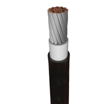 Cabo Solar Flexível 6mm² 1,8kV Preto - Lafeber