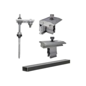 Caixa Acessórios Fixação Telhado Fibrocimento 4 Modulos Smart Metal Light