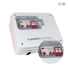 Segunda imagem do produto Caixa Proteção Carregador Veicular CLAMPER Mobi Plug 220V 5kW Tomada Residencial 20A