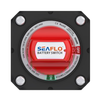 Segunda imagem do produto Chave Isolador Bateria 300a 12/24v Disjuntor Carro Barco Iate - Seaflo