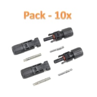 Conector MC4 (Pack com 10un Macho/Fêmea) IWISS Conector MC4 (Pack com 10un Macho/Fêmea) IWISS