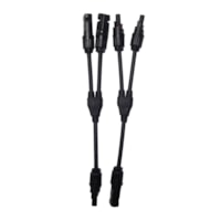Conector MC4 “Y” p/ ligação paralelo (Par) - CK-0807-2A/2B-02 Conector MC4 “Y” p/ ligação paralelo (Par) - CK-0807-2A/2B-02