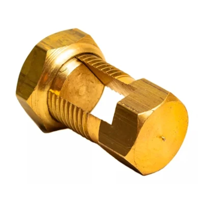 Conector Parafuso Fendido Split Bolt 16mm Bronze