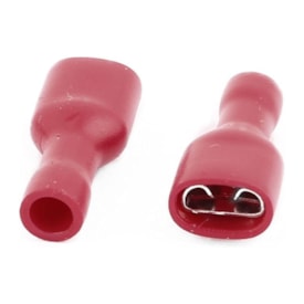 Conector Terminal Fêmea Isolado Cabo 1mm Bateria VRLA 