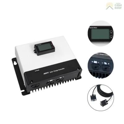Segunda imagem do produto Controlador de Carga 100A MPPT 12V/24V/36V/48V SRNE - MC48100N25
