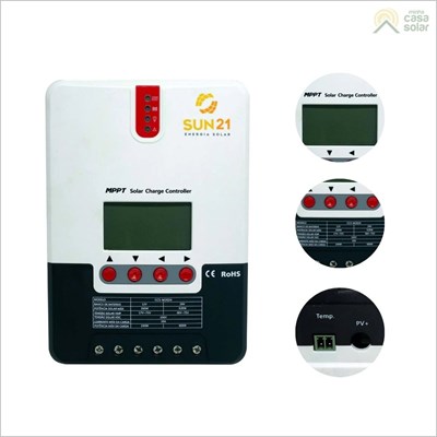 Controlador De Carga Solar 10A 20A controlador de carga solar 12V 24V MPPT  controlador de cargador d Ndcxsfigh Libre de BPA