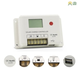 Segunda imagem do produto Controlador de Carga 20A PWM 12/24V SRNE - HC2420