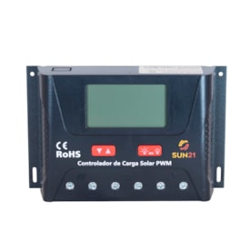 Controlador de Carga 30A 12V/24V PWM SUN21 - CCS-P3024