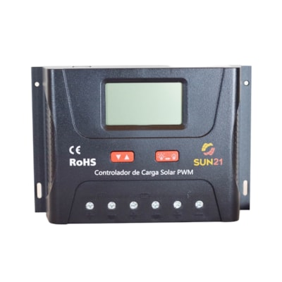 Controlador de Carga 60A 12V/24V PWM SUN21 - CCS-P6024
