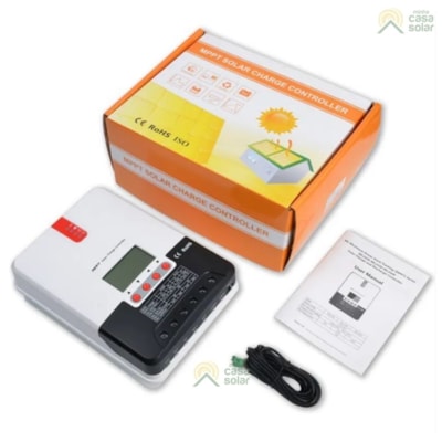 Segunda imagem do produto Controlador De Carga MPPT 30A 12V/24V SRNE - Shiner 2430