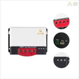 Segunda imagem do produto Controlador de Carga MPPT 40A 12V/24V Sem Display SUN21 CCS M4024NSD