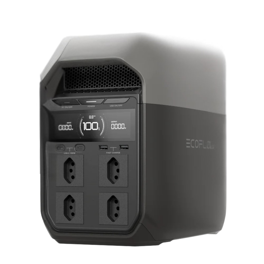 Estação Ecoflow Delta 3 1800W 127V com Bateria Lítio